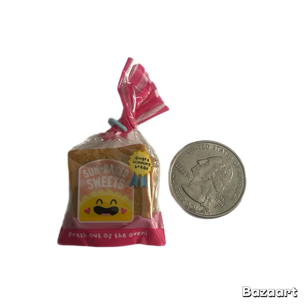 Miniverse Make It Mini Two Mini Slices of Bread New